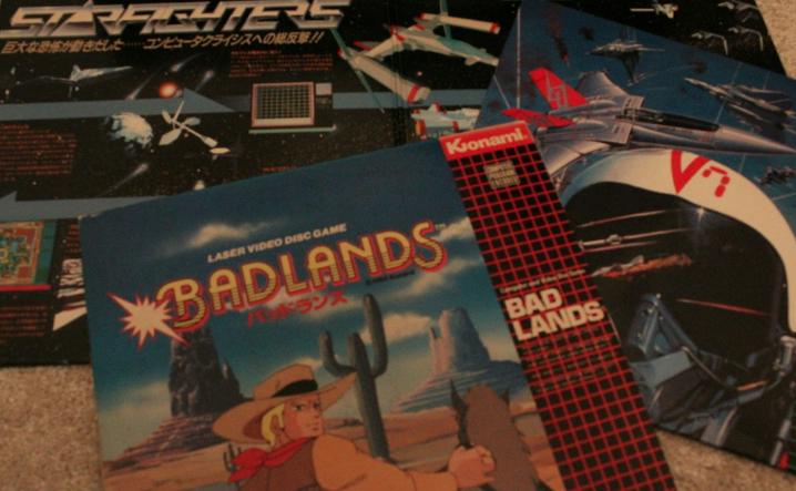 Pudełka gier na MSX, m.in. „Badlands"