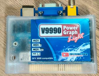 Kartridż MSX V9990 PowerGraph Light – rozszerzenie graficzne