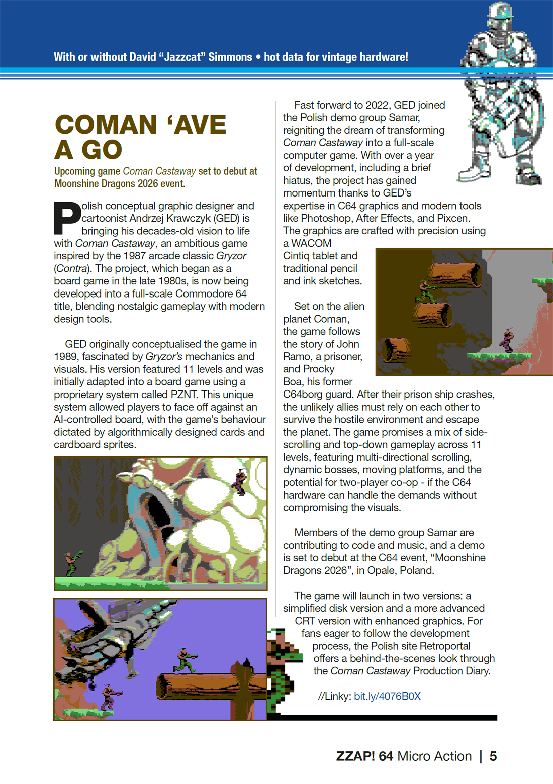 ZZAP 64 Issue 24 ComanCastawayArticle 1100px
