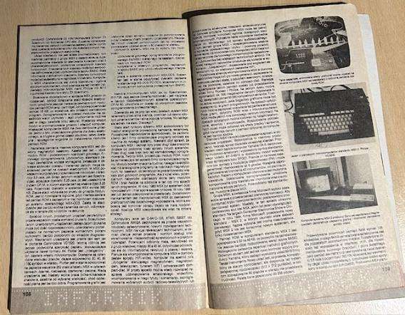 Otwarty artykuł „Co to jest MSX?" w czasopiśmie komputerowym